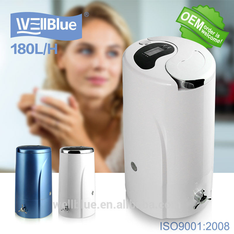 WellBlue Desktop 4 stages alkaline water ionzier UF alkaline water filter purifier